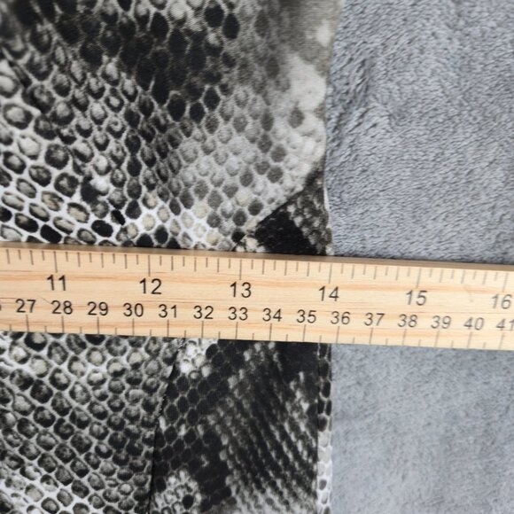 Carmen Marc Valvo Womens Bodycon Dress Size Small Snakeskin Animal Sleeveless - Picture 5 of 6